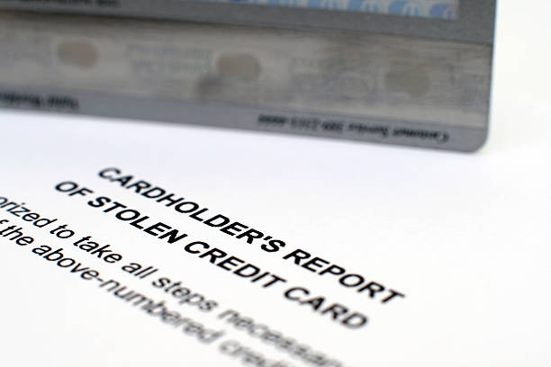 istock Report of lost credit card 453691023