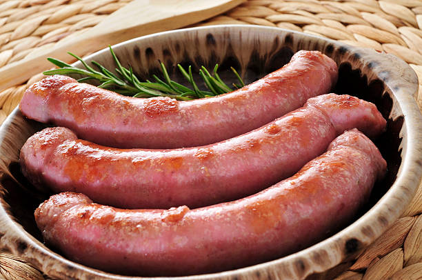 istock barbecued pork meat sausages 453693745