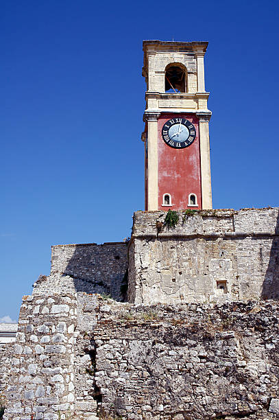 istock Clock tower in Palaio Frourio 453697369