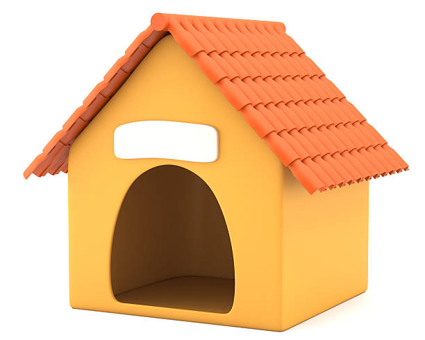 istock Cartoon styled doghouse 453720431