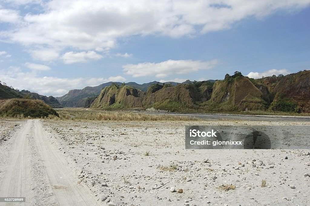 Désert de sable, route Pinatubo Volcan, Philippines - Photo de Asie du Sud-Est libre de droits