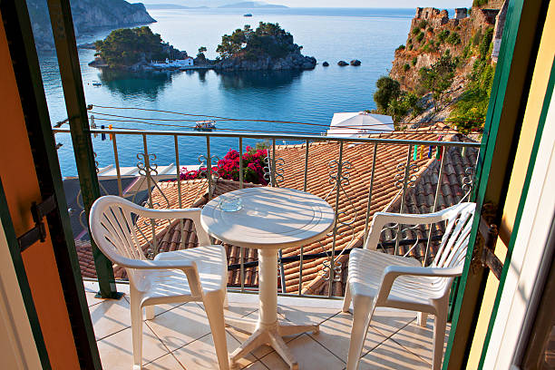 istock House view from Parga city in Greece 453732265