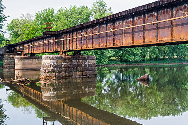 istock Railroad Bridge over Middle Island Creek 453733047