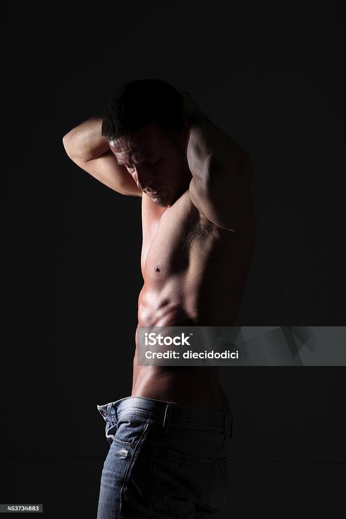 Homem Muscular - Royalty-free Adulto Foto de stock
