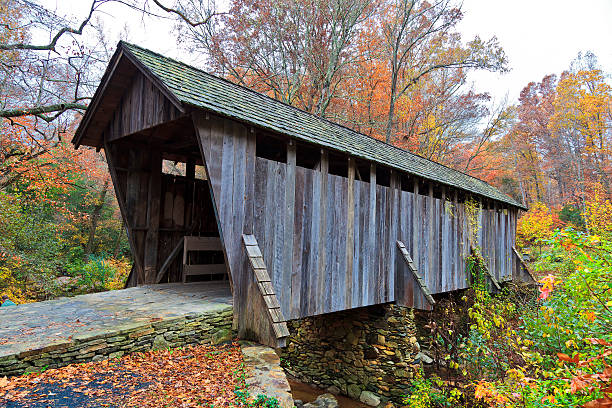 Covered Bridge stock photo