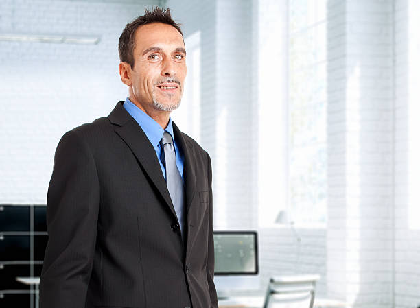istock Mature businessman portrait 453740753