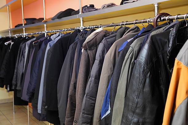 istock Many clothes in cloakroom 453740947