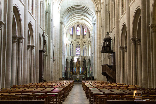 istock Men's abbey in Caen, Normandy 453747899