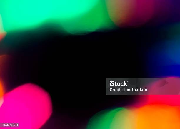Party Lights Frame Stock Photo - Download Image Now - Abstract, Arrangement, Blue