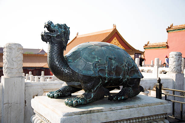 istock bronze turtle statue in the Forbidden City, Beijing, China 453750147
