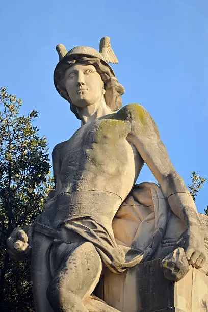 Photo of Hermes. Entrance to the Parc de la Ciutadella.  Barcelona