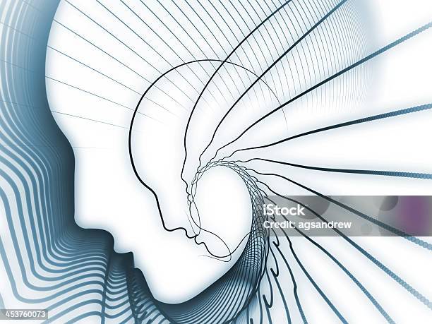 The Growing Soul Geometry Stock Photo - Download Image Now - Abstract, Alertness, Allegory Painting