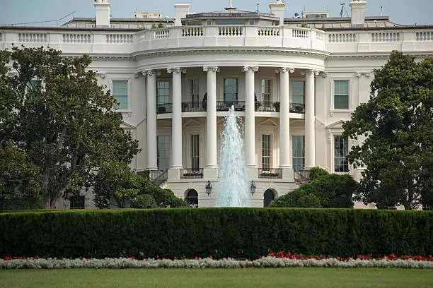 The Whitehouse, home of the President of the United States of America located in Washington, D.C.