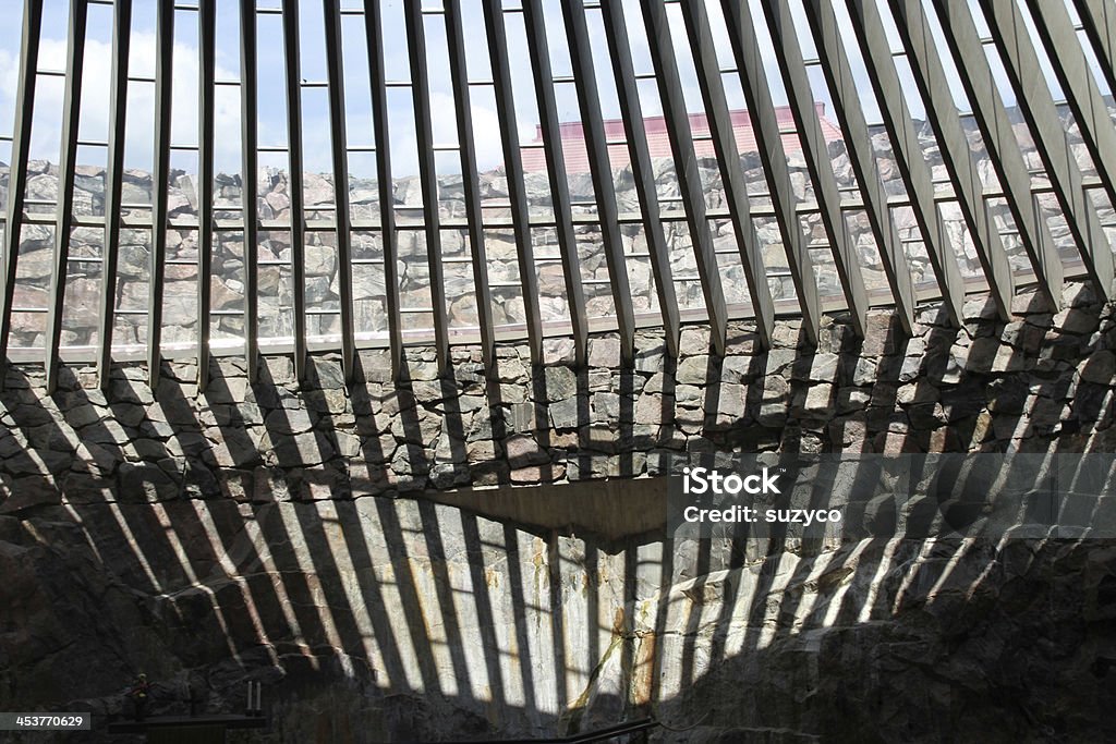 Dettaglio Chiesa Temppeliaukio - Foto stock royalty-free di Architettura