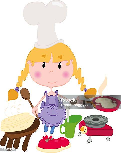 Menina De Cozinhado - Fotografias de stock e mais imagens de Adulto - Adulto, Alimentação Saudável, Aprender