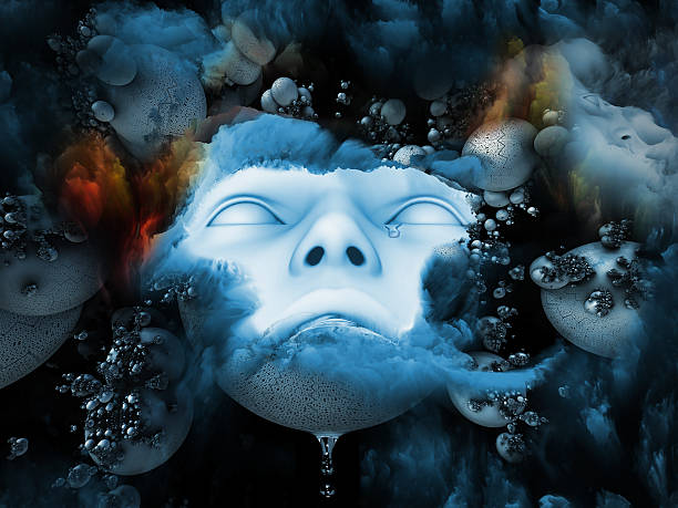 istock Advance of Schizophrenic Depression. 453774843