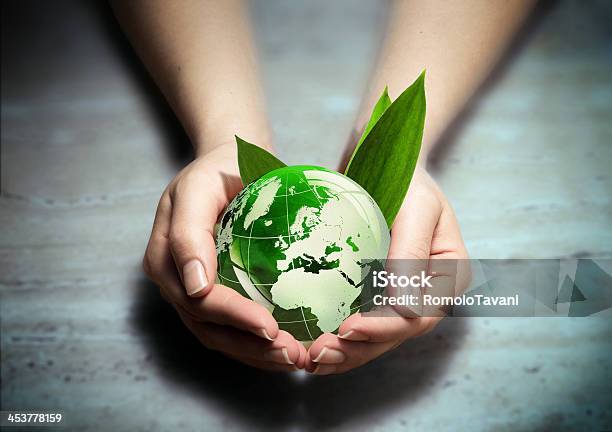 Environment Conservation Concept Europe Stock Photo - Download Image Now - Sustainable Resources, Environmental Conservation, Globe - Navigational Equipment