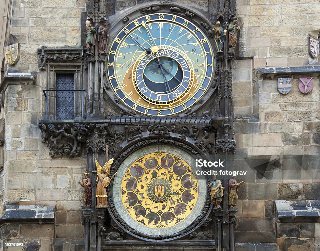 Orloj astronomical clock in Prague, Czech Republic Orloj astronomical clock in Prague in Czech Republic. Architecture Stock Photo