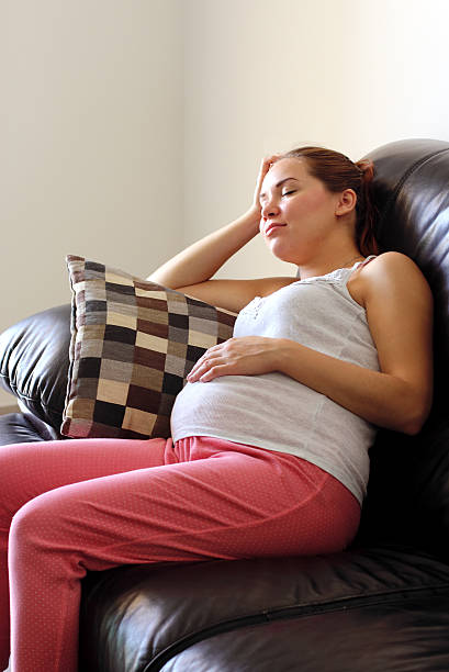 istock pregnant young woman sleeping 453782013