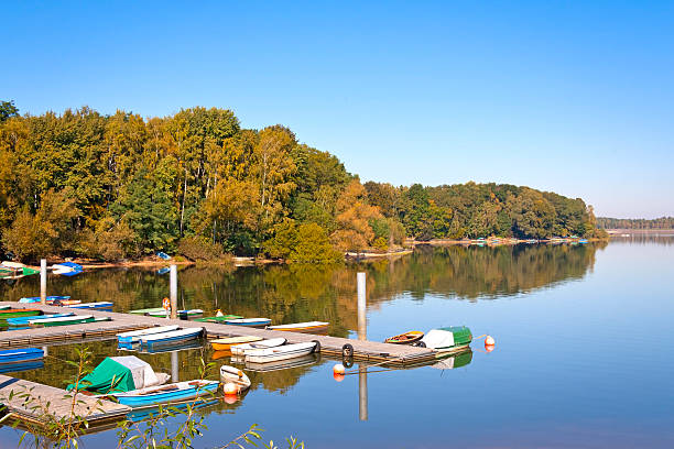 Small Dock and Boat at the lake