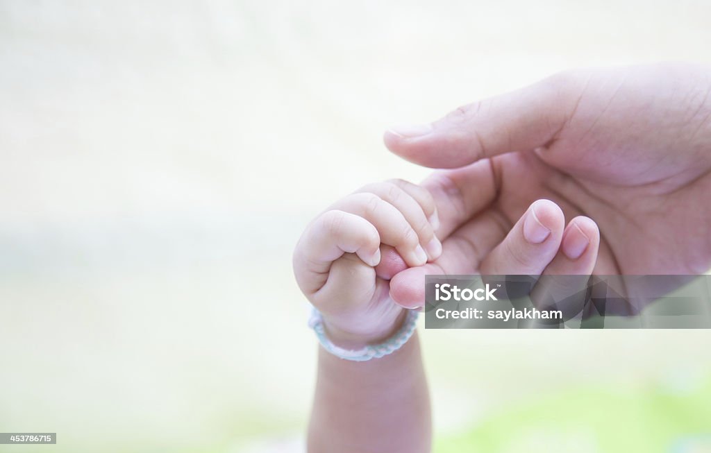 Loving mother Loving baby Protection Stock Photo