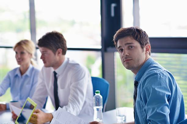istock business people group  in a meeting at office 453786943