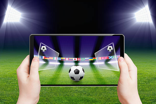 istock Soccer online, sports game 453790423