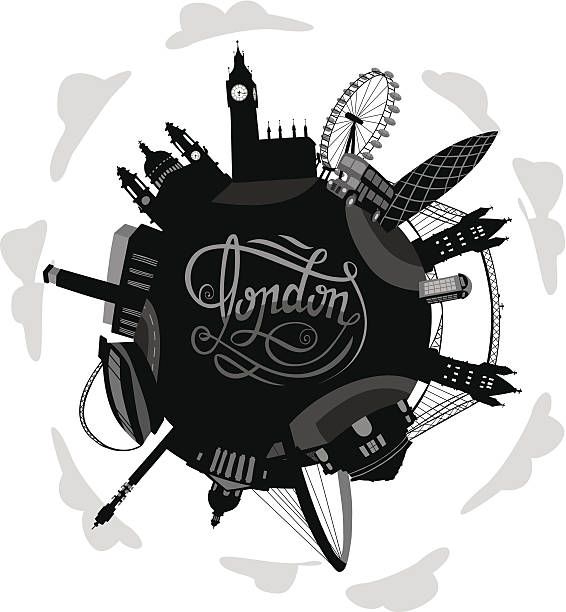illustrations, cliparts, dessins animés et icônes de london monde avec des bâtiments - symbol famous place city of westminster city