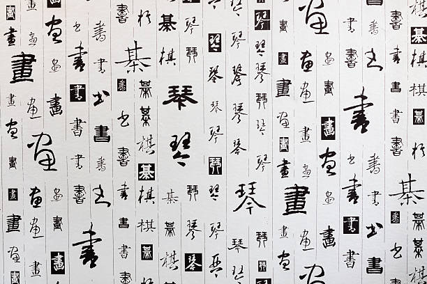 istock The background of Chinese Calligraphy 453804197