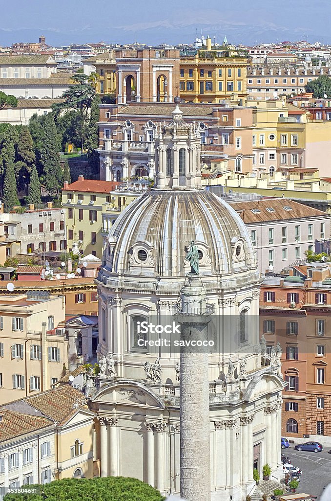 Górę widok na Rzym - Zbiór zdjęć royalty-free (Architektura)