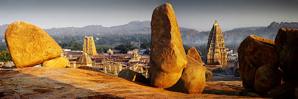 istock panoramic of Hampi at sunset 453804663