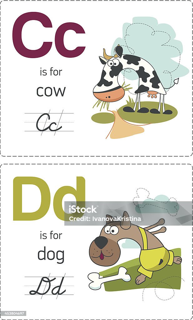 Abc With Animals Cd Stock Illustration - Download Image Now - Alphabet, Alphabetical  Order, Animal - iStock