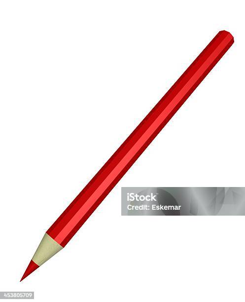 Rotstift - Fotografias de stock e mais imagens de Branco - Branco, Caneta, Curto - Comprimento