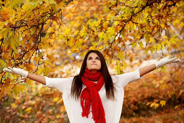 istock young woman enjoing in autumn 453820213