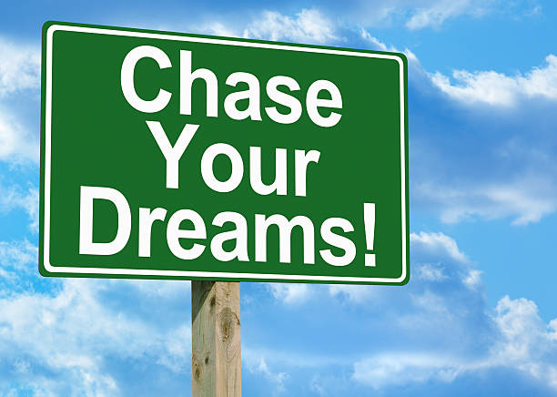 Chase Your Dreams Road Sign