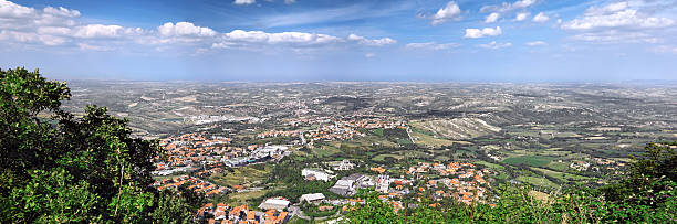 istock San-Marino Bird-eye view. Panorama. 453835063