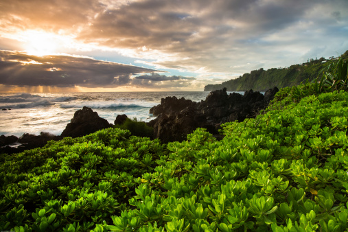 Sunrise over Hilo Hawaii