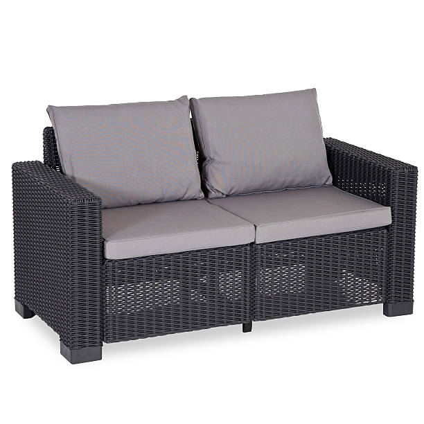 istock Outdoor Wicker Loveseat 453836823