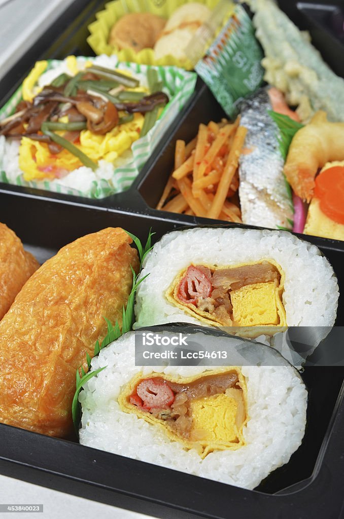 Japanische sushi bento - Lizenzfrei Abnehmen Stock-Foto