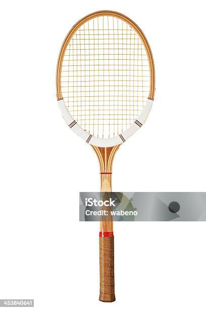 Vintage Tennis Racket Stock Photo - Download Image Now - Tennis Racket, Retro Style, Wood - Material