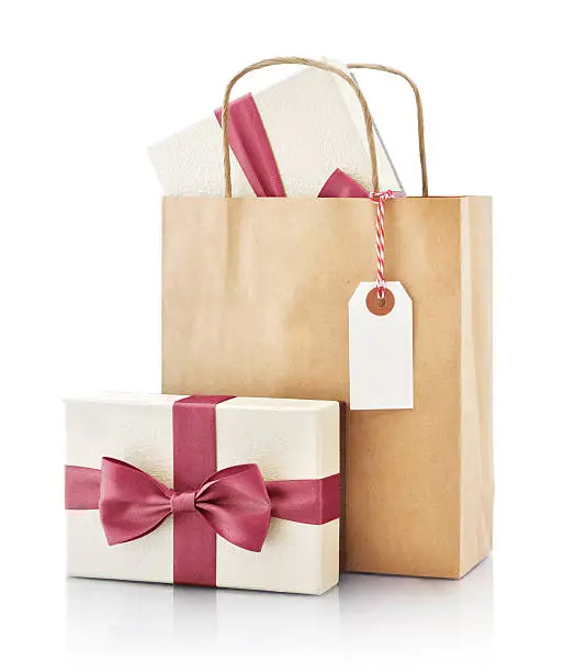 Photo of Paper bag with gift