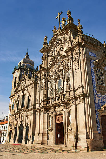 istock Two portuguese churches in Porto 453843103