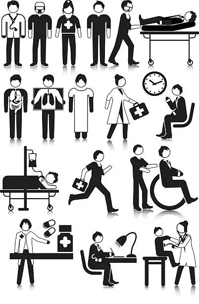 Vector illustration of Medical Staff