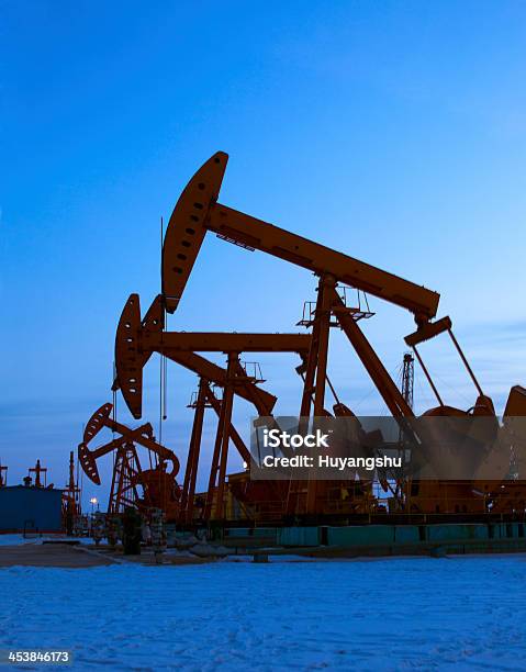 Oil Pumps Stock Photo - Download Image Now - Crude Oil, Diesel Fuel, Fossil Fuel