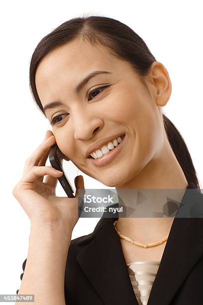 Happy Woman On Phone Call Stock Photo - Download Image Now - 20-24 Years, 20-29 Years, Adult