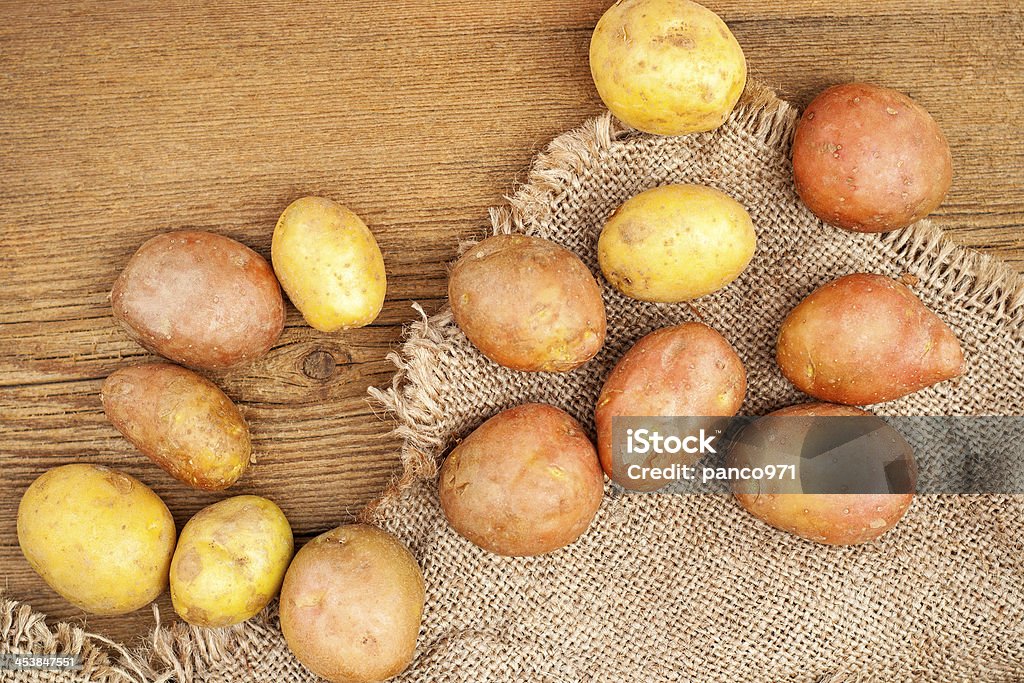 Crua batatas frescas - Royalty-free Agricultura Foto de stock