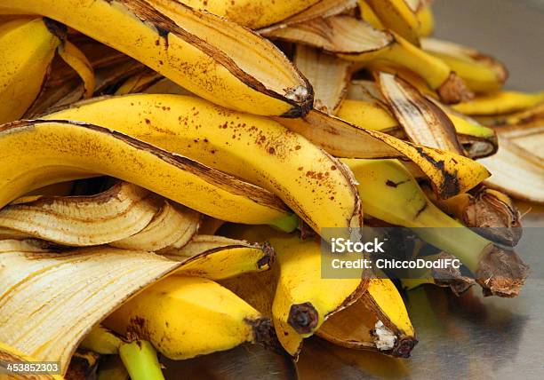 Yellow Banana Peels Just Peel To Store Organic Waste Stock Photo - Download Image Now