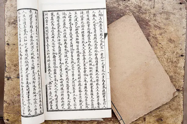 Photo of Chinese traditional medicine ancient book