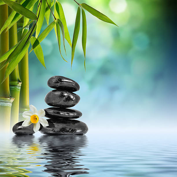 istock spa massage background - in garden 453853563