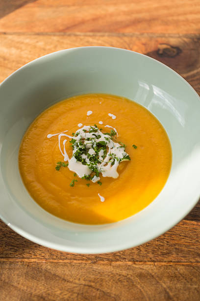 istock Pumpkin and Sweet Potato Soup 453870137